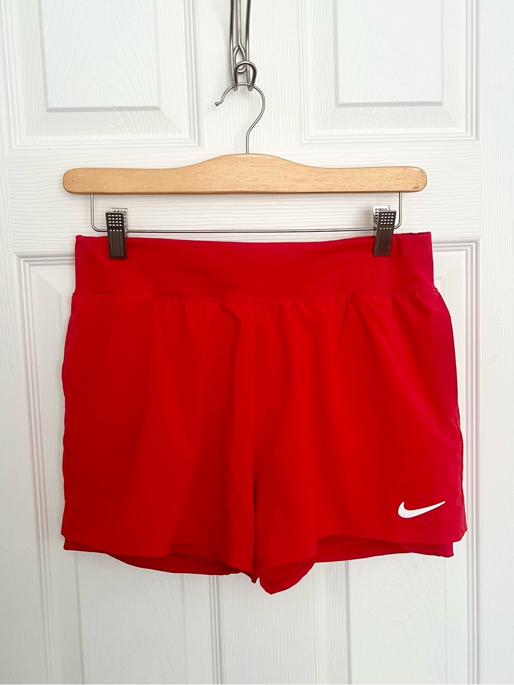 Nike Women's Red Performance Running Shorts